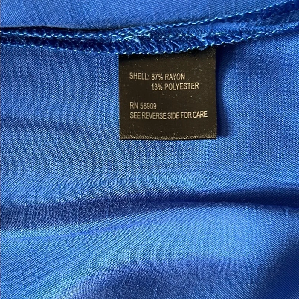 Elegant Blue Halter Maxi Dress Gianni Bini - Picture 9 of 11